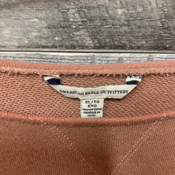 AMERICAN EAGLE Flare Flower Sleeve Sweatshirt Sweater Size: XL **EUC** - Picture 3 of 4